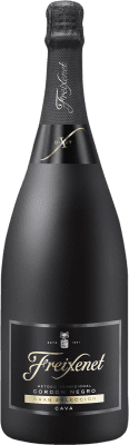 21,95 € Бесплатная доставка | Белое игристое Freixenet Cordón Negro брют Резерв D.O. Cava Каталония Испания Macabeo, Xarel·lo, Parellada бутылка Магнум 1,5 L