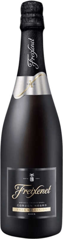 9,95 € 送料無料 | 白スパークリングワイン Freixenet Cordón Negro ドライ D.O. Cava カタロニア スペイン Macabeo, Xarel·lo, Parellada ボトル 75 cl