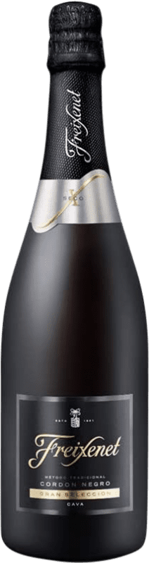 11,95 € Envoi gratuit | Blanc mousseux Freixenet Cordón Negro Sec D.O. Cava Catalogne Espagne Macabeo, Xarel·lo, Parellada Bouteille 75 cl