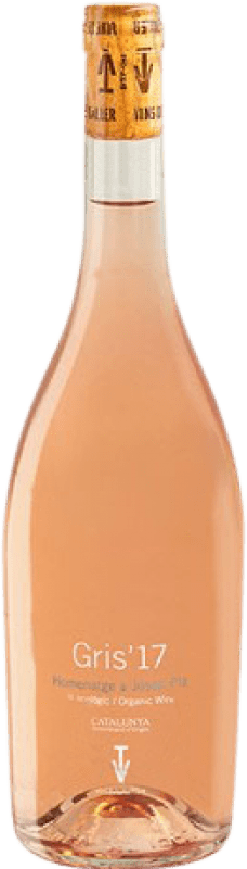 10,95 € Envío gratis | Vino rosado Vins de Taller Gris Joven D.O. Catalunya Cataluña España Merlot, Chenin Blanco Botella 75 cl