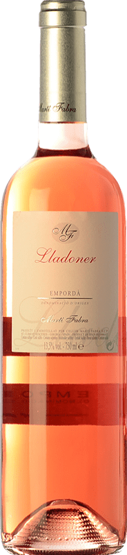 9,95 € Kostenloser Versand | Roséwein Martí Fabra Lladoner Jung D.O. Empordà Katalonien Spanien Garnacha — Grenache Flasche 75 cl