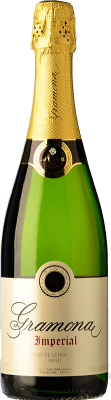 26,95 € 送料無料 | 白スパークリングワイン Gramona Imperial Brut Gran Reserva D.O. Cava カタロニア スペイン Macabeo, Xarel·lo, Chardonnay ボトル 75 cl