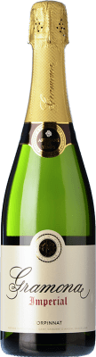 28,95 € Бесплатная доставка | Белое игристое Gramona Imperial брют Гранд Резерв D.O. Cava Каталония Испания Macabeo, Xarel·lo, Chardonnay бутылка 75 cl