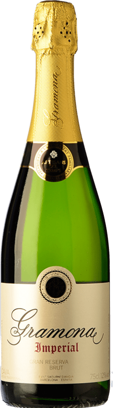 27,95 € Free Shipping | White sparkling Gramona Imperial Brut Grand Reserve D.O. Cava Catalonia Spain Macabeo, Xarel·lo, Chardonnay Bottle 75 cl