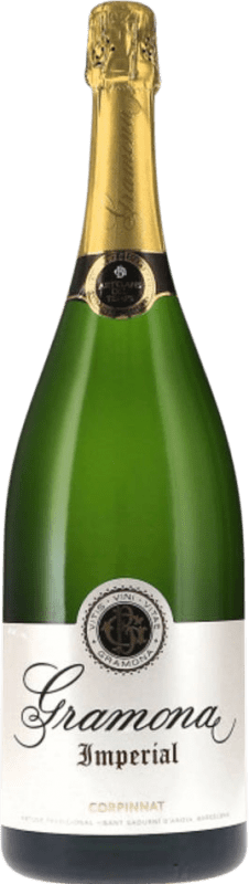 48,95 € Free Shipping | White sparkling Gramona Imperial Brut Gran Reserva D.O. Cava Catalonia Spain Macabeo, Xarel·lo, Chardonnay Magnum Bottle 1,5 L