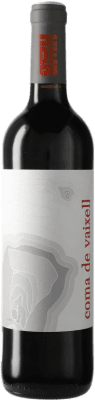 16,95 € Free Shipping | Red wine Hugas de Batlle Coma de Vaixell Aged D.O. Empordà Catalonia Spain Merlot, Grenache, Cabernet Sauvignon Bottle 75 cl