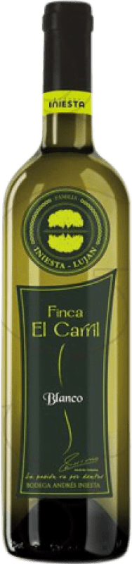 7,95 € Kostenloser Versand | Weißwein Iniesta Finca el Carril Jung D.O. Manchuela Castilla la Mancha y Madrid Spanien Macabeo 75 cl