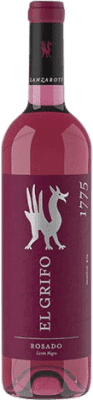 11,95 € Kostenloser Versand | Rosé-Wein El Grifo Jung D.O. Lanzarote Kanarische Inseln Spanien Listán Schwarz Flasche 75 cl