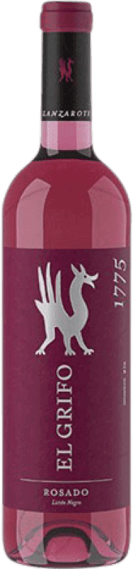 11,95 € Kostenloser Versand | Rosé-Wein El Grifo Jung D.O. Lanzarote Kanarische Inseln Spanien Listán Schwarz Flasche 75 cl