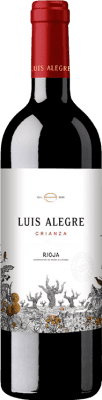 8,95 € Бесплатная доставка | Красное вино Luis Alegre старения D.O.Ca. Rioja Ла-Риоха Испания Tempranillo, Grenache, Graciano бутылка 75 cl