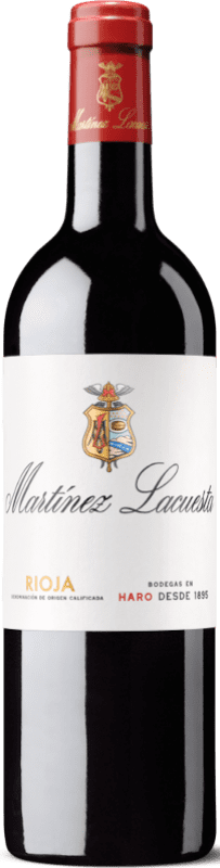 13,95 € 免费送货 | 红酒 Martínez Lacuesta 岁 D.O.Ca. Rioja 拉里奥哈 西班牙 瓶子 75 cl