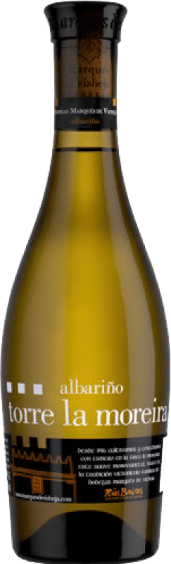 7,95 € Envoi gratuit | Vin blanc Marqués de Vizhoja Torre la Moreira Jeune D.O. Rías Baixas Galice Espagne Albariño Demi- Bouteille 37 cl