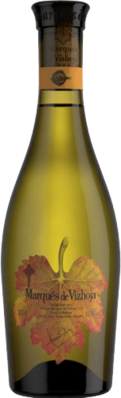 5,95 € Spedizione Gratuita | Vino bianco Marqués de Vizhoja Giovane Galizia Spagna Mezza Bottiglia 37 cl