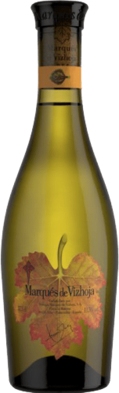 5,95 € Kostenloser Versand | Weißwein Marqués de Vizhoja Jung Galizien Spanien Halbe Flasche 37 cl