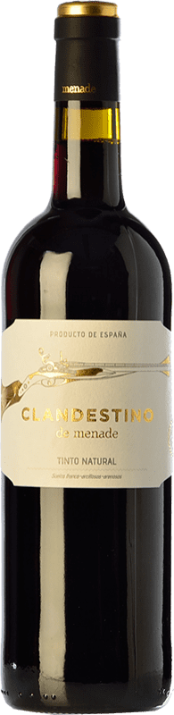 10,95 € Бесплатная доставка | Красное вино Menade Clandestino I.G.P. Vino de la Tierra de Castilla y León Кастилия-Леон Испания Tempranillo бутылка 75 cl