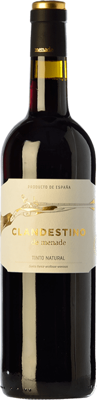 10,95 € Бесплатная доставка | Красное вино Menade Clandestino I.G.P. Vino de la Tierra de Castilla y León Кастилия-Леон Испания Tempranillo — Темпранильо 75 cl