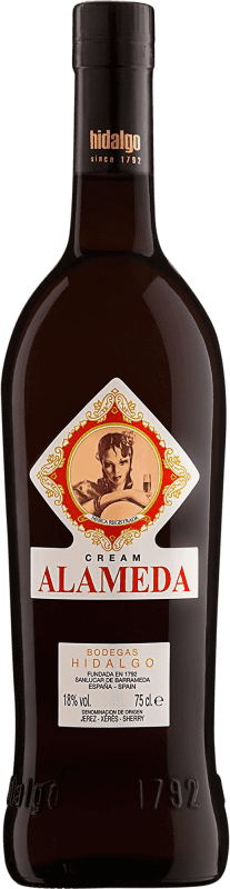 12,95 € Бесплатная доставка | Крепленое вино La Gitana Alameda Cream D.O. Jerez-Xérès-Sherry Andalucía y Extremadura Испания Palomino Fino, Pedro Ximénez бутылка 75 cl