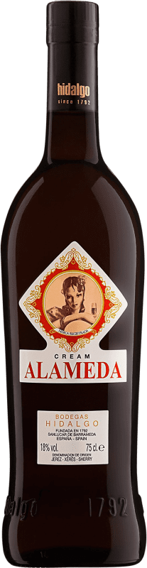 14,95 € Envío gratis | Vino Generoso Fortificado La Gitana Alameda Cream — Crema D.O. Jerez-Xérès-Sherry Andalucía y Extremadura España Palomino Fino, Pedro Ximénez 75 cl