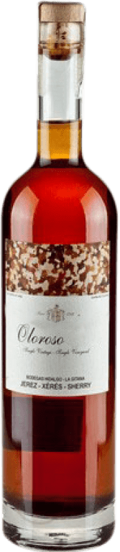 113,95 € 免费送货 | 加强葡萄酒 La Gitana 1986 Hidalgo Oloroso — 奥洛罗索酒 D.O. Jerez-Xérès-Sherry 安达卢西亚 西班牙 Palomino Fino 中瓶装 50 cl