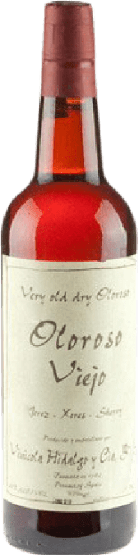 84,95 € Бесплатная доставка | Крепленое вино La Gitana Hidalgo Oloroso Viejo D.O. Jerez-Xérès-Sherry Andalucía y Extremadura Испания Palomino Fino бутылка 75 cl