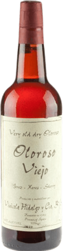 79,95 € Kostenloser Versand | Verstärkter Wein La Gitana Hidalgo Oloroso Viejo D.O. Jerez-Xérès-Sherry Andalucía y Extremadura Spanien Palomino Fino Flasche 75 cl