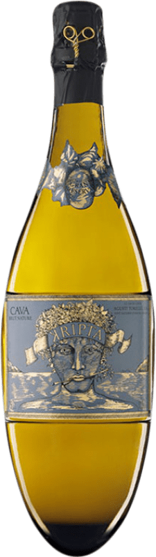 86,95 € Envío gratis | Espumoso blanco Agustí Torelló Kripta Brut Nature Gran Reserva D.O. Cava Cataluña España Macabeo, Xarel·lo, Parellada Botella 75 cl