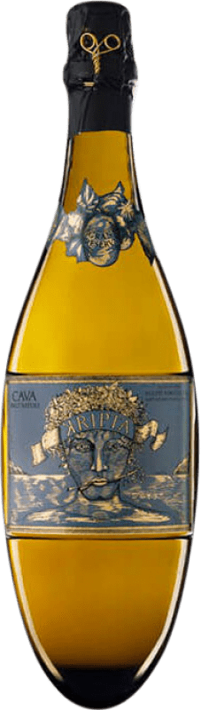 83,95 € Envío gratis | Espumoso Blanco Agustí Torelló Kripta Brut Nature Gran Reserva D.O. Cava Cataluña España Macabeo, Xarel·lo, Parellada 75 cl