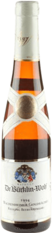 78,95 € Free Shipping | White wine Dr. Bürklin-Wolf Wachenheimer Goldbächel Beerenauslese Aged 1994 Germany Riesling Half Bottle 37 cl