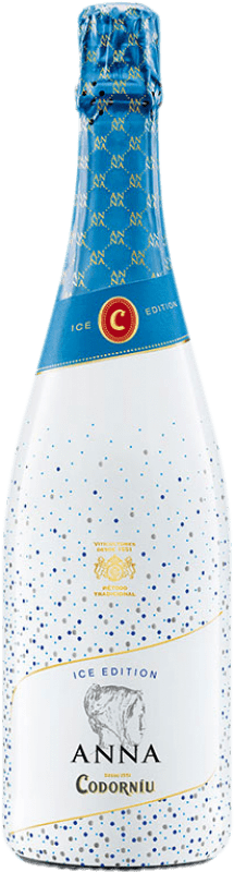 13,95 € Free Shipping | White sparkling Codorníu Anna Ice Edition Semi-Dry Semi-Sweet D.O. Cava Catalonia Spain Macabeo, Xarel·lo, Chardonnay, Parellada Bottle 75 cl