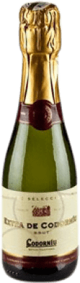 4,95 € Envío gratis | Espumoso blanco Codorníu Extra Extra Brut Reserva D.O. Cava Cataluña España Macabeo, Xarel·lo, Chardonnay, Parellada Botellín 20 cl