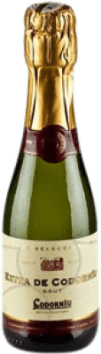 4,95 € Envío gratis | Espumoso Blanco Codorníu Extra Brut Reserva D.O. Cava Cataluña España Macabeo, Xarel·lo, Chardonnay, Parellada Botellín 20 cl