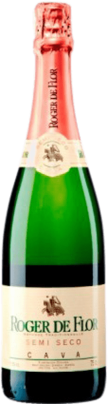 3,95 € 送料無料 | 白スパークリングワイン Codorníu Roger de Flor セミドライ セミスイート D.O. Cava カタロニア スペイン Macabeo, Xarel·lo, Parellada ボトル 75 cl