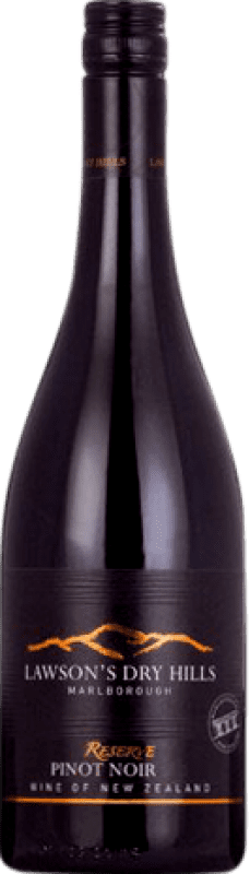 36,95 € Free Shipping | Red wine Lawson's Dry Hills Reserve New Zealand Pinot Black Bottle 75 cl