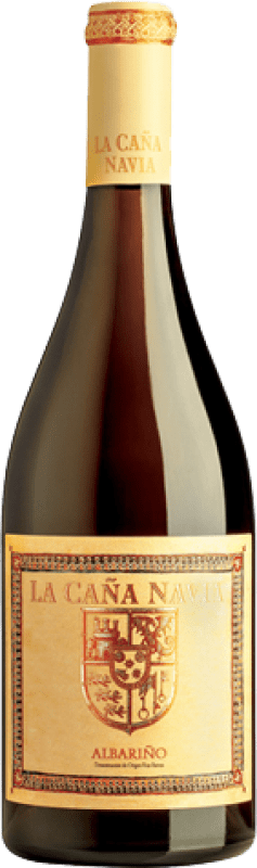 29,95 € Spedizione Gratuita | Vino Bianco La Caña Navia Crianza — Invecchiato in Botte D.O. Rías Baixas Galizia Spagna Albariño Bottiglia 75 cl