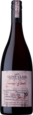 23,95 € 免费送货 | 红酒 Saint Clair Pioneer Block 10 Twin Hills 新西兰 Pinot Black 瓶子 75 cl