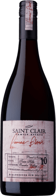23,95 € Spedizione Gratuita | Vino Rosso Saint Clair Pioneer Block 10 Twin Hills Nuova Zelanda Pinot Nero 75 cl