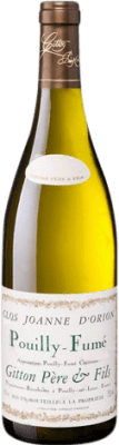 29,95 € Envío gratis | Vino blanco Domaine Gitton Clos Joanne d'Orion Crianza A.O.C. Blanc-Fumé de Pouilly Francia Sauvignon Blanca Botella 75 cl