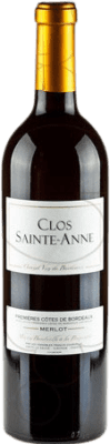 16,95 € Envío gratis | Vino tinto Château Thieuley Clos Sainte Anne Negre A.O.C. Bordeaux Francia Botella 75 cl