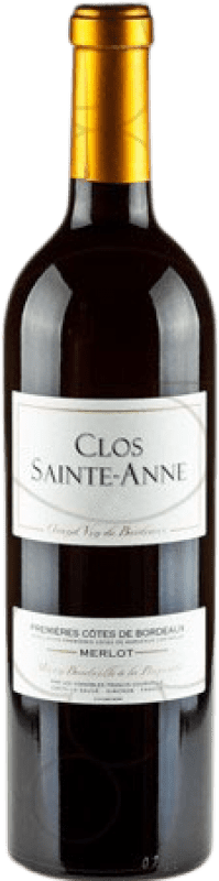 16,95 € 免费送货 | 红酒 Château Thieuley Clos Sainte Anne Negre A.O.C. Bordeaux 法国 瓶子 75 cl