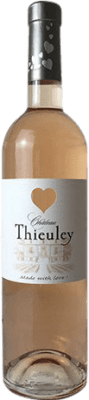 8,95 € Kostenloser Versand | Roséwein Château Thieuley Rosé Jung A.O.C. Bordeaux Frankreich Merlot, Cabernet Sauvignon, Cabernet Franc 75 cl