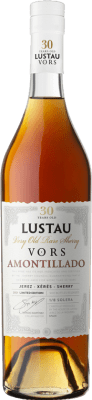 62,95 € Бесплатная доставка | Крепленое вино Lustau Amontillado Very Old Rare Sherry VORS D.O. Jerez-Xérès-Sherry Андалусия Испания Palomino Fino 30 Лет бутылка Medium 50 cl