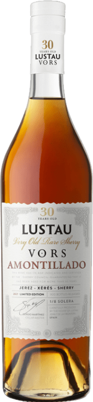 67,95 € 免费送货 | 加强葡萄酒 Lustau Amontillado — 阿蒙提亚多酒 VORS Very Old Rare Sherry — 极其稀有陈年雪莉酒 D.O. Jerez-Xérès-Sherry 安达卢西亚 西班牙 Palomino Fino 30 岁 中瓶装 50 cl