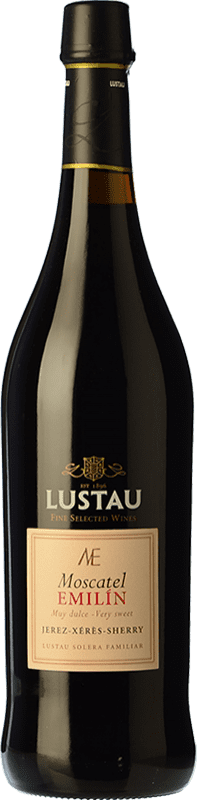 24,95 € Free Shipping | Fortified wine Lustau Emilín D.O. Jerez-Xérès-Sherry Andalusia Spain Muscat Giallo Bottle 75 cl