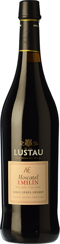 25,95 € 送料無料 | 酒精強化ワイン Lustau Emilín D.O. Jerez-Xérès-Sherry アンダルシア スペイン Moscatel — マスカット ボトル 75 cl