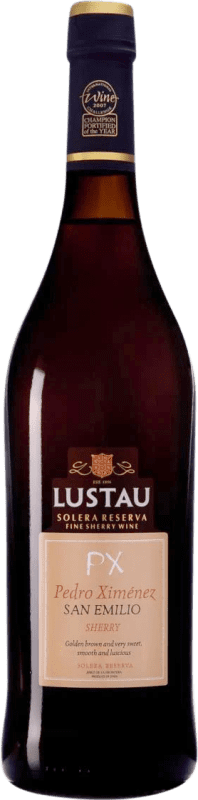 25,95 € 送料無料 | 酒精強化ワイン Lustau San Emilio PX レセルバ D.O. Jerez-Xérès-Sherry アンダルシア スペイン Pedro Ximénez 75 cl