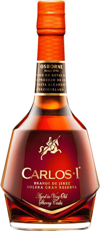 31,95 € Бесплатная доставка | Бренди Osborne Carlos I Гран Резерва D.O. Jerez-Xérès-Sherry Испания Бутылка 70 cl