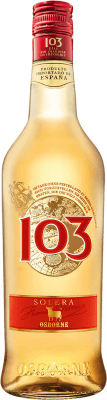 10,95 € Envio grátis | Brandy Conhaque Osborne 103 D.O. Jerez-Xérès-Sherry Espanha Garrafa 70 cl