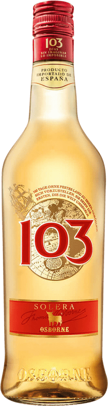 10,95 € 免费送货 | 白兰地 Osborne 103 D.O. Jerez-Xérès-Sherry 西班牙 瓶子 70 cl