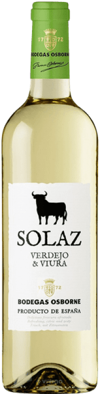 5,95 € 送料無料 | 白ワイン Osborne Solaz 若い I.G.P. Vino de la Tierra de Castilla Castilla la Mancha y Madrid スペイン Verdejo ボトル 75 cl
