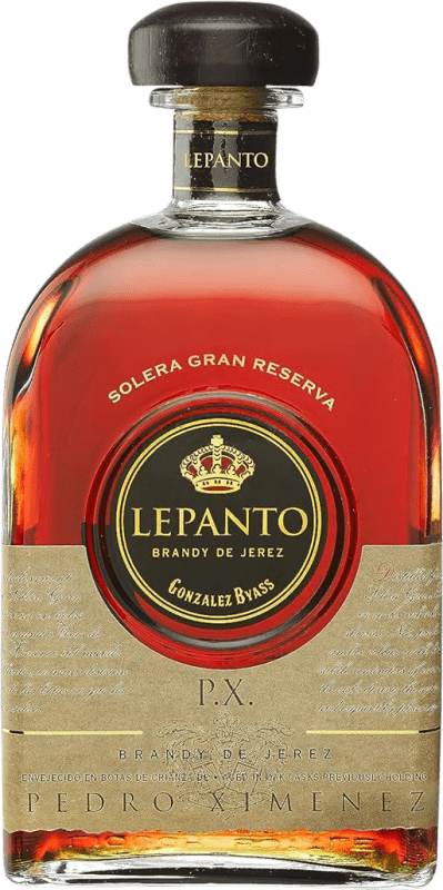 55,95 € Бесплатная доставка | Бренди González Byass Lepanto Испания Pedro Ximénez Бутылка 70 cl